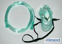Medizinische Einweg-Sauerstoffmaske mit Schlauch für Erwachsene und Kinder