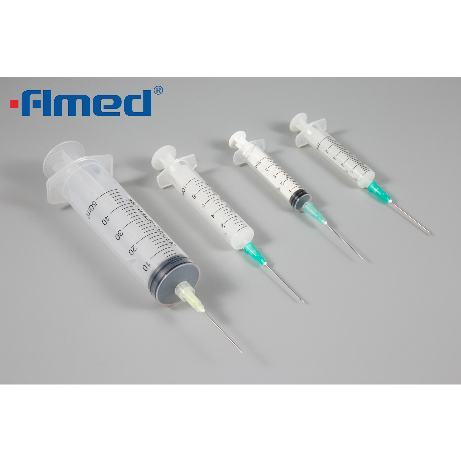 3-teilige Einweg-medizinische Spritzen mit Nadeln PE/Blisterpackung