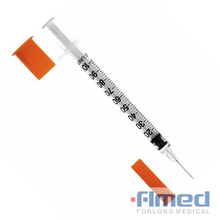 Einweg-U-100-Insulinspritzen mit Nadeln