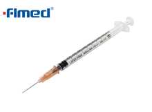 1ml Insulinspritze & Nadel 25g x 16 mm CE markiert