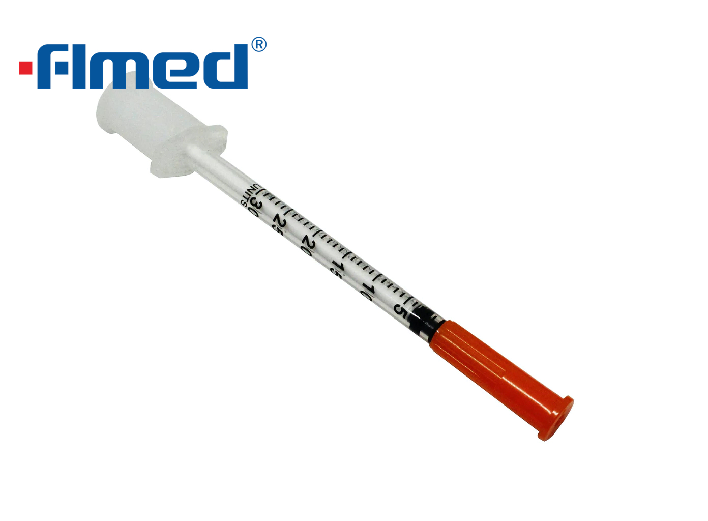 0,3 ml Insulinspritze & Nadel 30g x 8 mm (30g x 5/16 "Zoll)