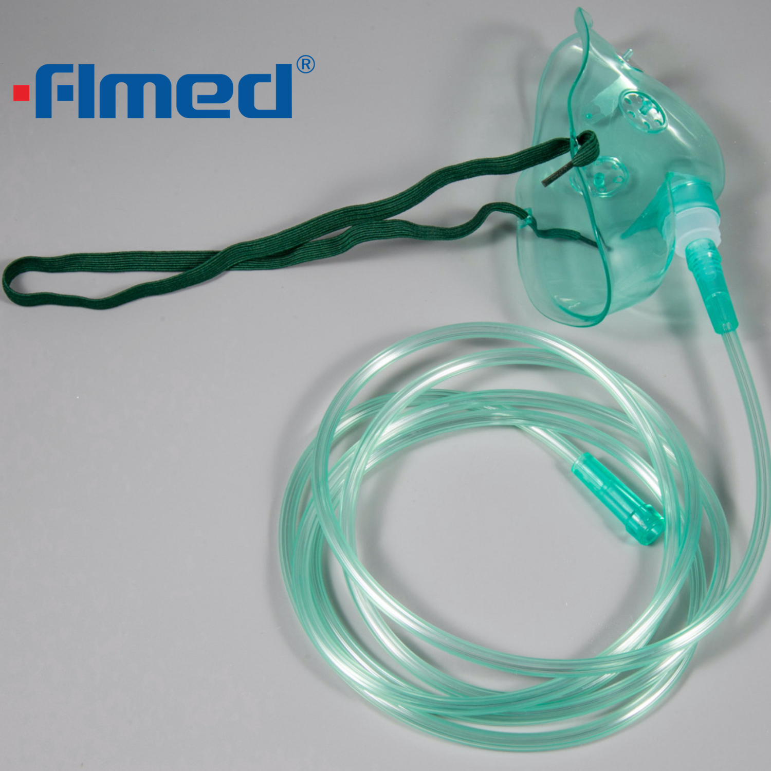 Einweg -medizinische Sauerstoffmaske mit Schläuchen