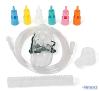 Einweg-Sauerstoffmaske für Erwachsene, hohe Konzentration, 7 '' - Schlauch